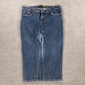 Hammer USA Jeans Women 13 Blue‎ Good Straight Leg Mid Rise Denim Casual 1417